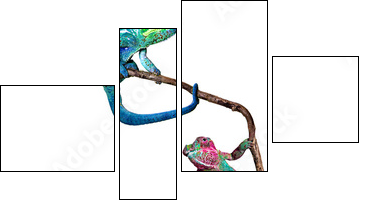 nach oben - Four-piece canvas, Fortyk