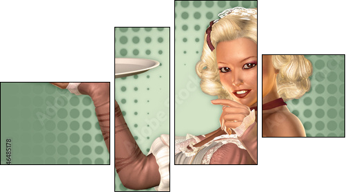 Eat more Fruits - Four-piece canvas, Fortyk