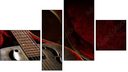 Vintage guitar in case - Four-piece canvas, Fortyk