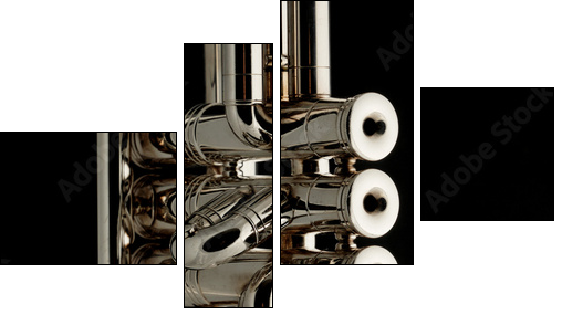 Part of trumpet - Four-piece canvas, Fortyk
