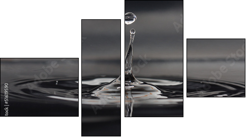 Goccia d'acqua - Four-piece canvas, Fortyk