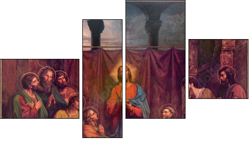 Vienna - Fresco of  Last suppe in Altlerchenfelder church - Four-piece canvas, Fortyk
