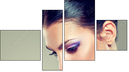Beauty Portrait - Four-piece canvas, Fortyk