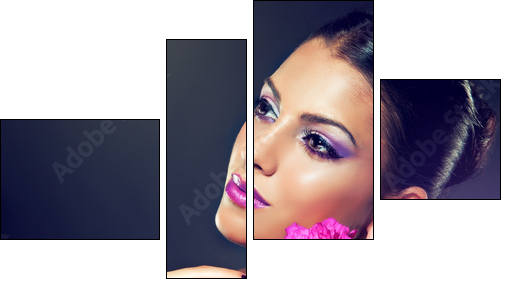 Beauty Portrait - Four-piece canvas, Fortyk
