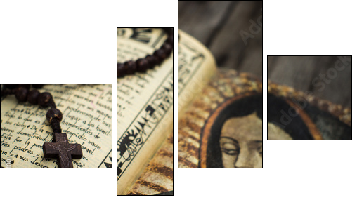 Religious Concept - Four-piece canvas, Fortyk