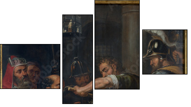 Antwerp - The Torture of Jesus by  Antoon de Bruyn - Four-piece canvas, Fortyk