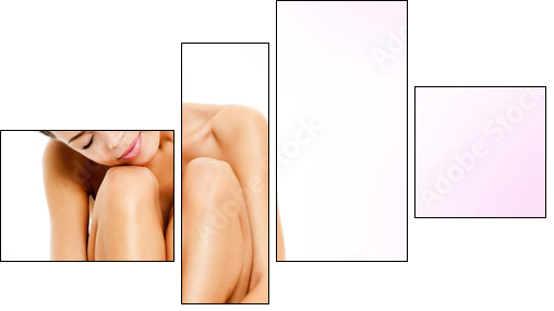 beautiful female figure. perfect skin. - Four-piece canvas, Fortyk
