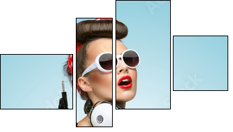 Pin-up party. - Four-piece canvas, Fortyk