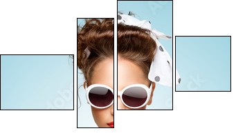 Pin-up gangsta. - Four-piece canvas, Fortyk