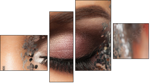 Eye Makeup - Four-piece canvas, Fortyk