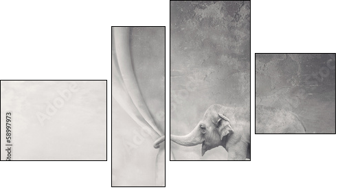 Et voilÃ  - Four-piece canvas, Fortyk