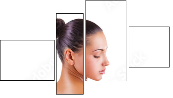 Female back - Four-piece canvas, Fortyk