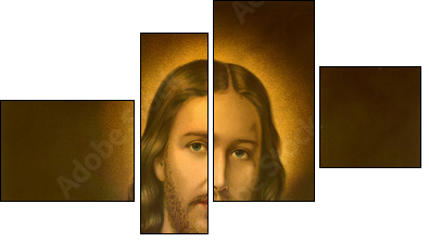 typical catholic image of heart of Jesus Christ - Four-piece canvas, Fortyk