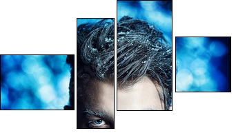 cold heart - Four-piece canvas, Fortyk