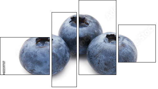 Blueberry - Four-piece canvas, Fortyk