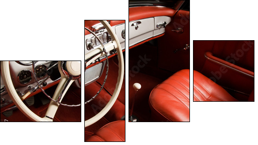 Luxury car interior - Four-piece canvas, Fortyk