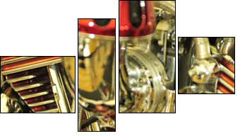 Ultra clean bike's motor - Four-piece canvas, Fortyk