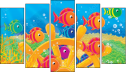 Pentaptych - Five-piece canvas