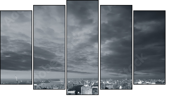 New York - Five-piece canvas, Pentaptych