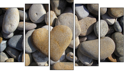 Coeur 22211 - Five-piece canvas, Pentaptych