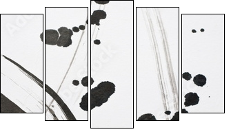 åé¢¨ - Five-piece canvas, Pentaptych