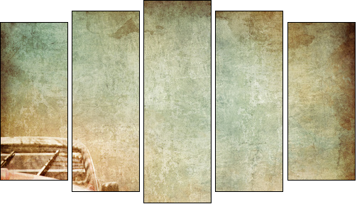 Old Car - Five-piece canvas, Pentaptych