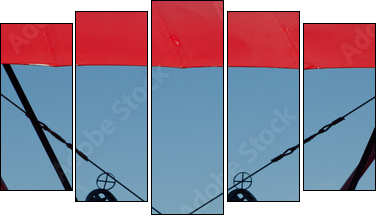 Vintage Aircraft - Five-piece canvas, Pentaptych