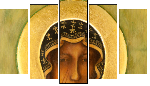 orthodox icon - Five-piece canvas, Pentaptych