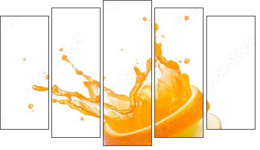 fruit punch - Five-piece canvas, Pentaptych