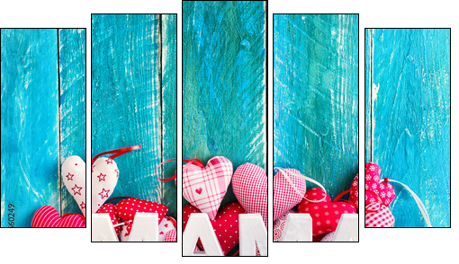 Mama Muttertagskarte - Five-piece canvas, Pentaptych