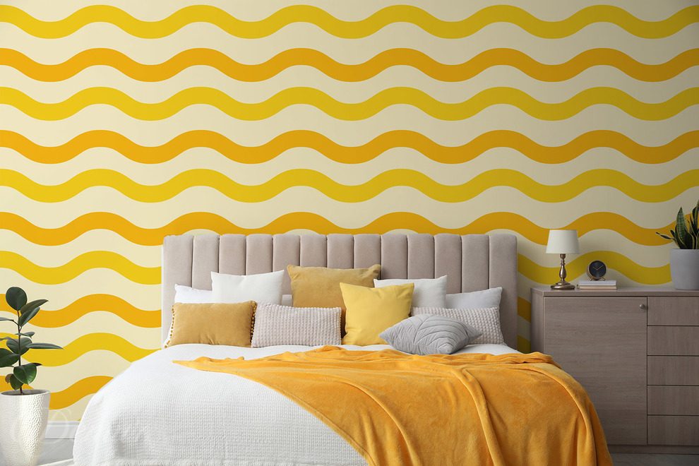 Vlna-solarni-energie-do-loznice-fototapety-demur