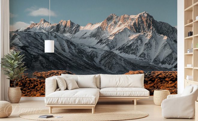 Zimni-vrcholy-v-rannim-svetle-krajobrazy-fototapety-demur