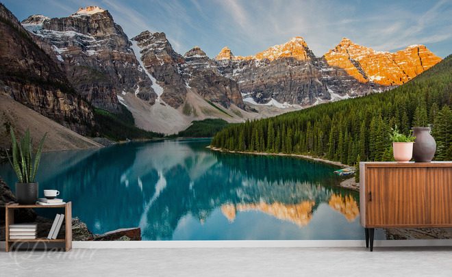 Odraz-hor-v-tyrkysovem-jezere-krajobrazy-fototapety-demur