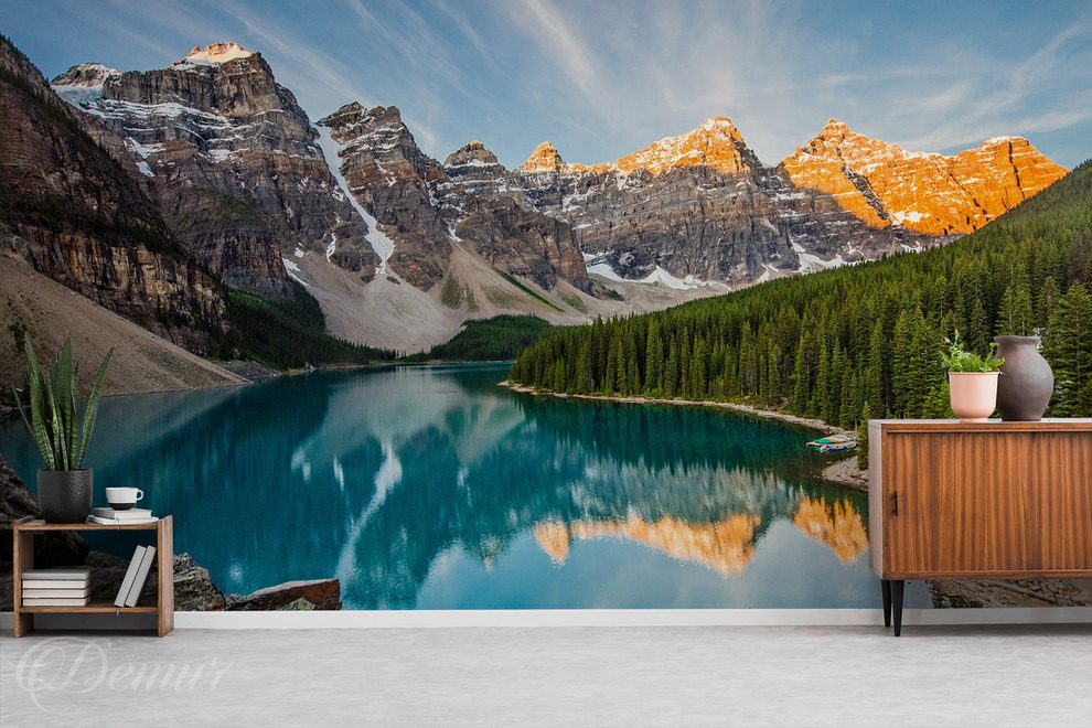 Odraz-hor-v-tyrkysovem-jezere-krajobrazy-fototapety-demur