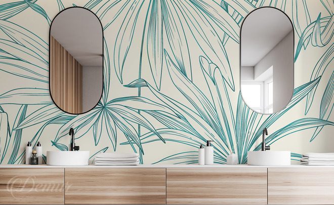 Zeleny-skic-prirody-v-modernim-interieru-kvetiny-fototapety-demur