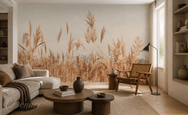 Naturalisticky-styl-s-jemnym-motivem-trav-do-obyvaciho-pokoje-fototapety-demur