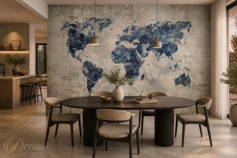 Stylova-grafika-se-svetovou-mapou-mapa-sveta-fototapety-demur